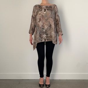 *SOLD* Rag & Bone asymmetrical silk top/tunic